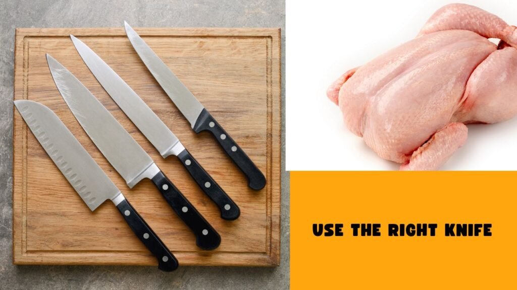 How to Cut Frozen Chicken in Half