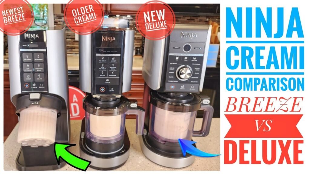 Ninja Creami Breeze Vs Deluxe